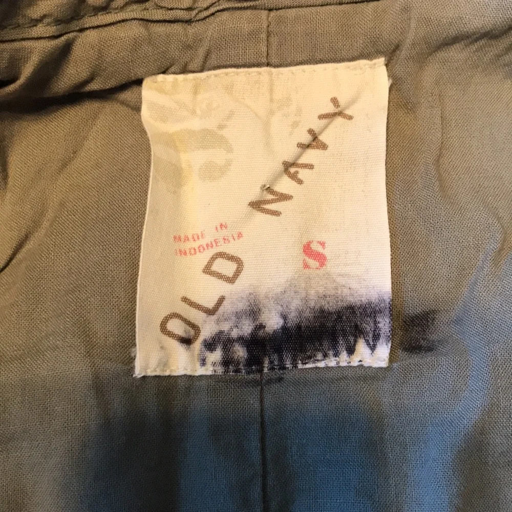 unisex girls boys Old navy jacket small 5-6 army green for kids